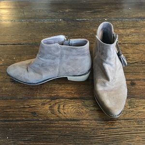 Faux Suede Booties